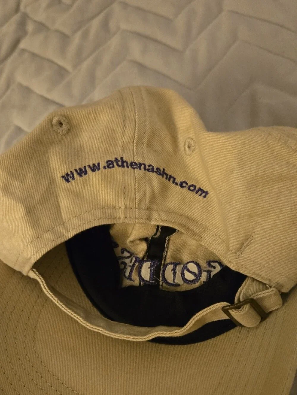 Goddess Embroidered Beige Women’s Baseball Cap